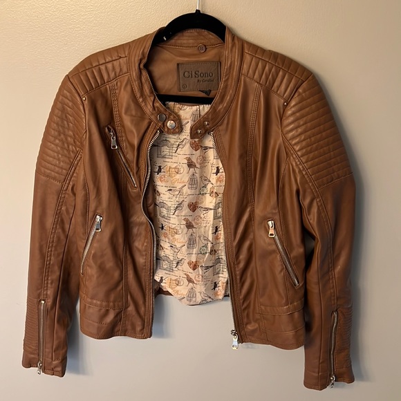 Ci Sono Jackets & Blazers - Faux leather jacket size L